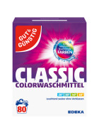 Gut & Günstig Colorwaschmittel Pulver 80WL 5,2kg