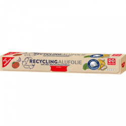 Gut & Günstig Recycling Aluminiumfolie 20m