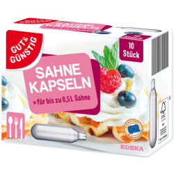 Gut & Günstig Sahnekapseln