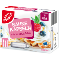 Gut & Günstig Sahnekapseln