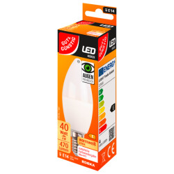 Gut & Günstig LED-Kerze E14 470lm 2700K E 4W