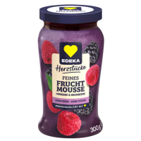 EDEKA feines Fruchtmousse Himbeer & Brombeer 300g