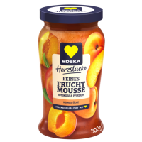 EDEKA feines Fruchtmousse Aprikose & Pfirsich 300g