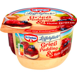 Dr.Oetker Grießpudding mit Roter Grütze 180g
