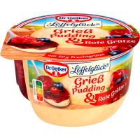 Dr.Oetker Grießpudding mit Roter Grütze 180g