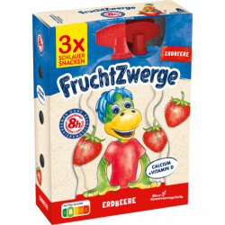 Fruchtzwerge für unterwegs Erdbeer 3x70g