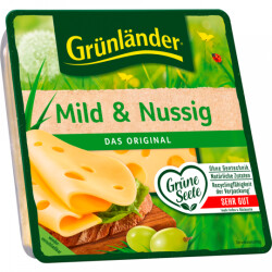 Gr&uuml;nl&auml;nder Scheiben mild&amp;nussig 48%...