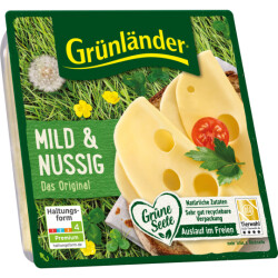 Grünländer Scheiben mild&nussig 48%...