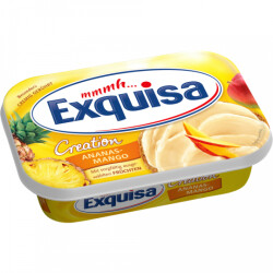 Exquisa Frischk&auml;se Ananas Mango 50%Fett i.Tr.200g