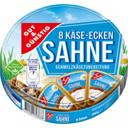 GUT&GÜNSTIG Schmelzkäse Sahne 50% 250g
