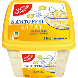 Gut & Günstig Kartoffelsalat mit Sahne,...