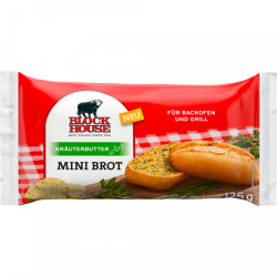 Block House Mini Brot Kräuterbutter Art 125g