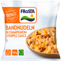 Frosta Bandnudeln Champignon-Steinpilz Sauce 500g