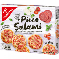 Gut & Günstig Mini Pizza Salami 12x30g