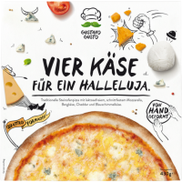 Gustavo Gusto Steinofenpizza Quattro Formaggi 430g