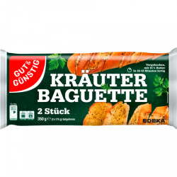 Gut & Günstig Kräuterbutterbaguette 2ST 350g