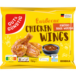 Gut & Günstig Chicken Wings Barbecue vorgegart...
