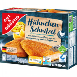 Gut & Günstig Hähnchenschnitzel paniert...