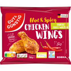 Gut & Günstig Chicken Wings Hot & Spicy...