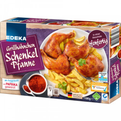 EDEKA Grillhähnchenschenkel-Pfanne 1,1kg  QS