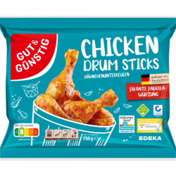 Gut & Günstig Chicken Drumsticks Paprika gegart...