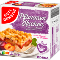 Gut & Günstig Pflaumenkuchen mit Butterstreuseln...