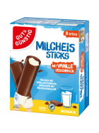 Gut & Günstig Milch-Eissticks 8x45ml
