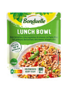 Bonduelle Lunch Bowl Dinkel+Gartenerbsen+Schwarzaugenbohnen+Kirschtomaten+rote Paprika+Oliven 250g
