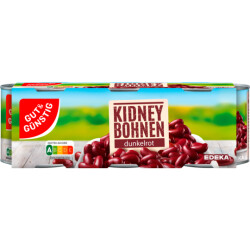 GUT&GÜNSTIG Rote Kidneybohnen 3x200g