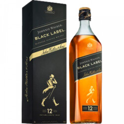 JOHNNIE WALKER Black Label Blended Scotch Whisky 12 Years...