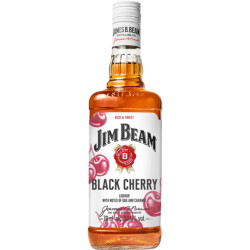 Jim Beam Red Stag Schwarzkirschen-Likör mit Kentucky...