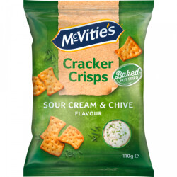 Mc Vities Cracker Crisps Sour Cream 110g