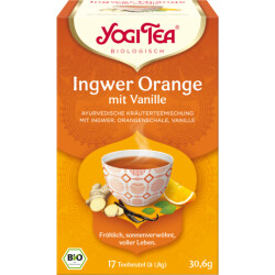 Bio Yogi Tea Ingwer Orange mit Vanille 17ST 30,6g