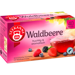 Teekanne Waldbeere Früchtetee 40ST 100g