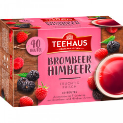 Teehaus Früchtetee Brombeer-Himbeer 40ST 90g