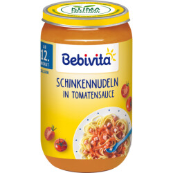 Bio Bebivita Menü Schinkennudeln in Tomatensauce ab...