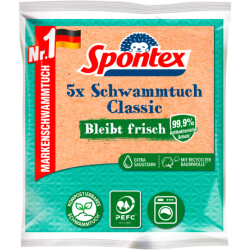 Spontex Schwammtuch Classic PEFC 5ST
